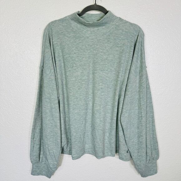 Johnny Was Calme Sweater Womens XXL Puff Sleeve Cozy Sweatshirt 2X Plus Size NEW - Picture 1 of 12